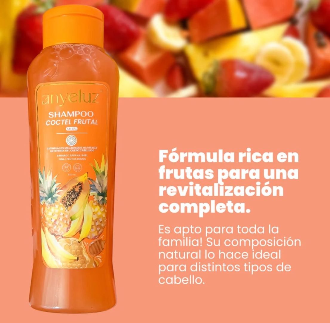 SHAMPOO CÓCTEL FRUTAL ANYELUZ 