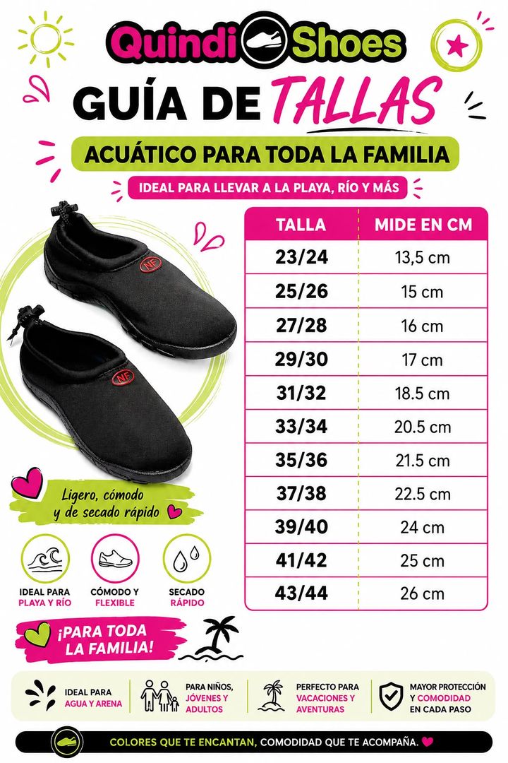 Zapato de playa 