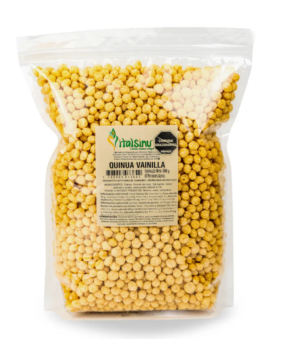 QUINUA VAINILLA X 500GR VITAL SINU
