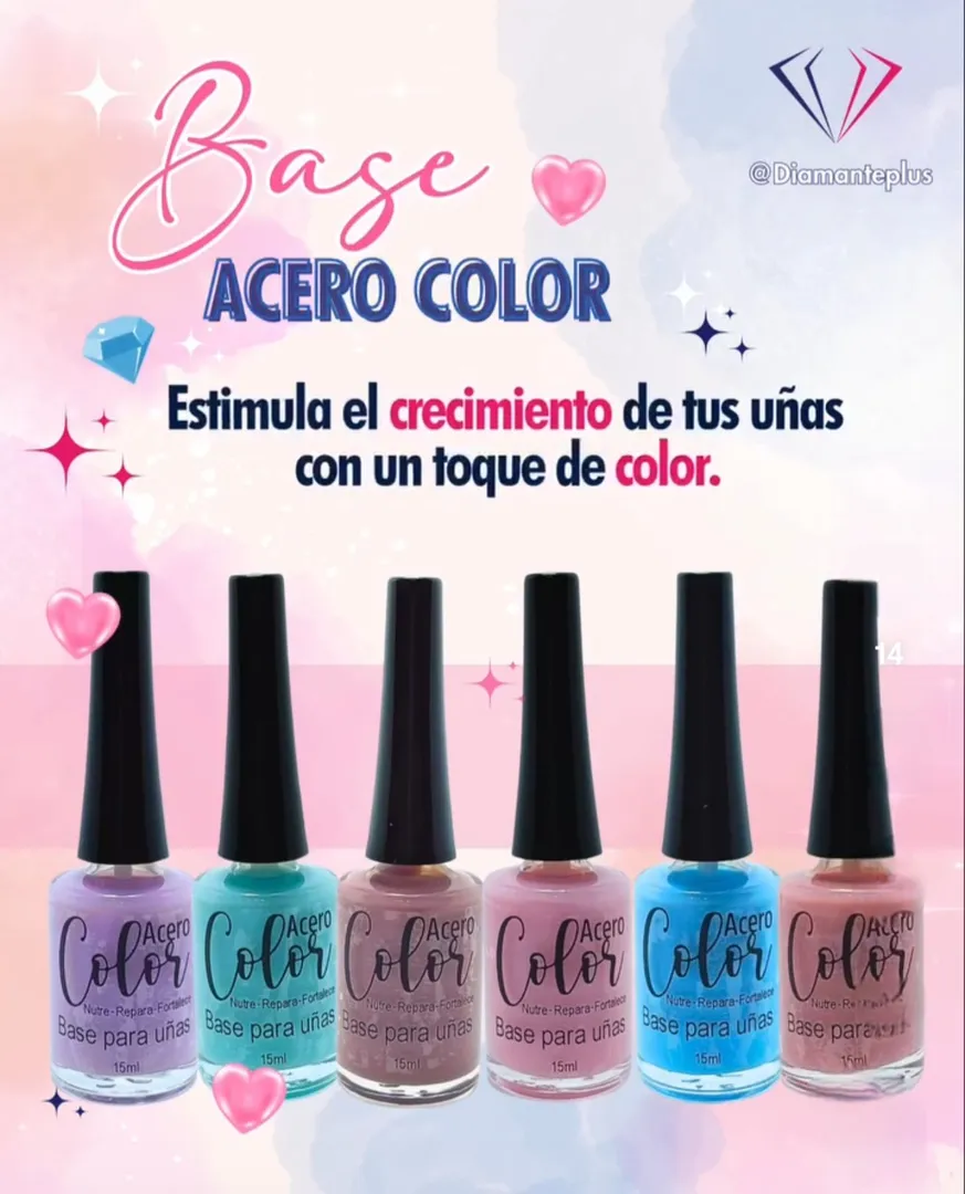 BASE ACERO COLOR
