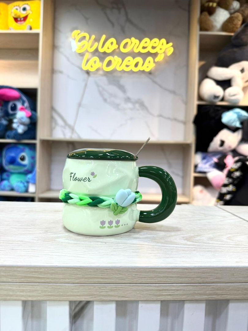 MUG FLORES LAZO