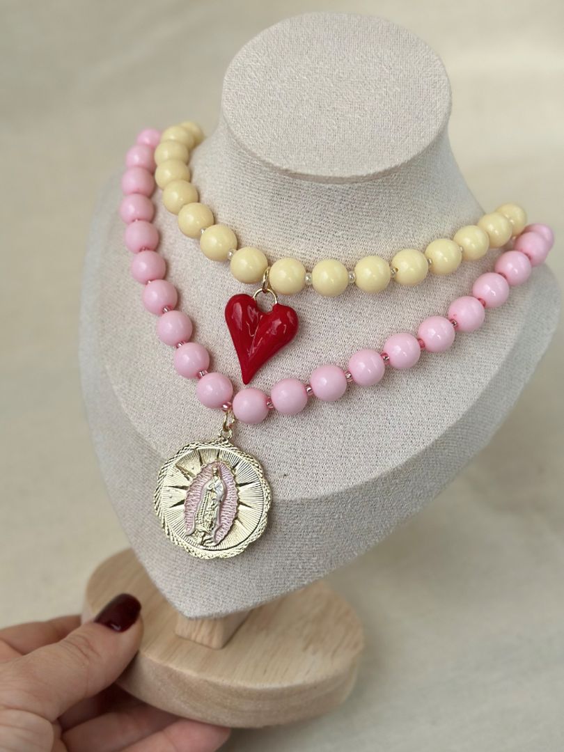 Collar ábaco con dije 