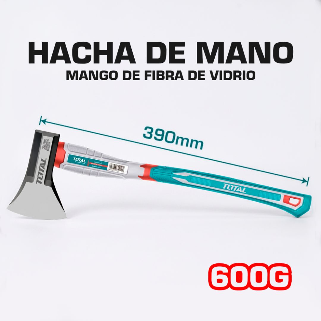 HACHA DE MANO 600GRS MANGO ERGONOMICO