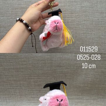 Imagen del producto LLAVERO DE CAPIBARA ROSA (DE GRADO)