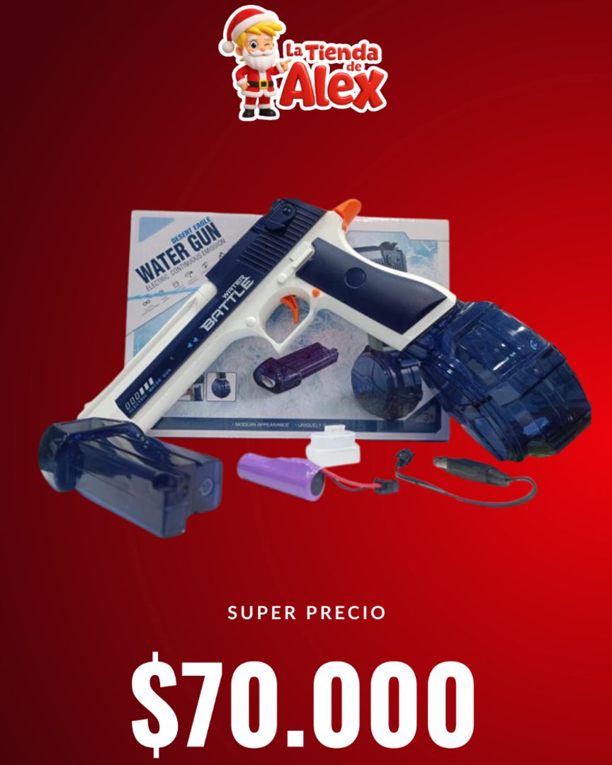 Pistola Desert Eagle Eléctrica "Water Gun"