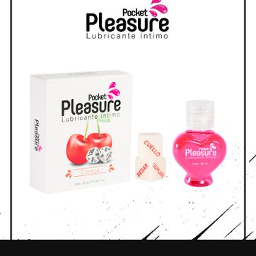 Imagen del producto Lub. Intimo Pleasure Cereza X 20 ML + Dados Pocket