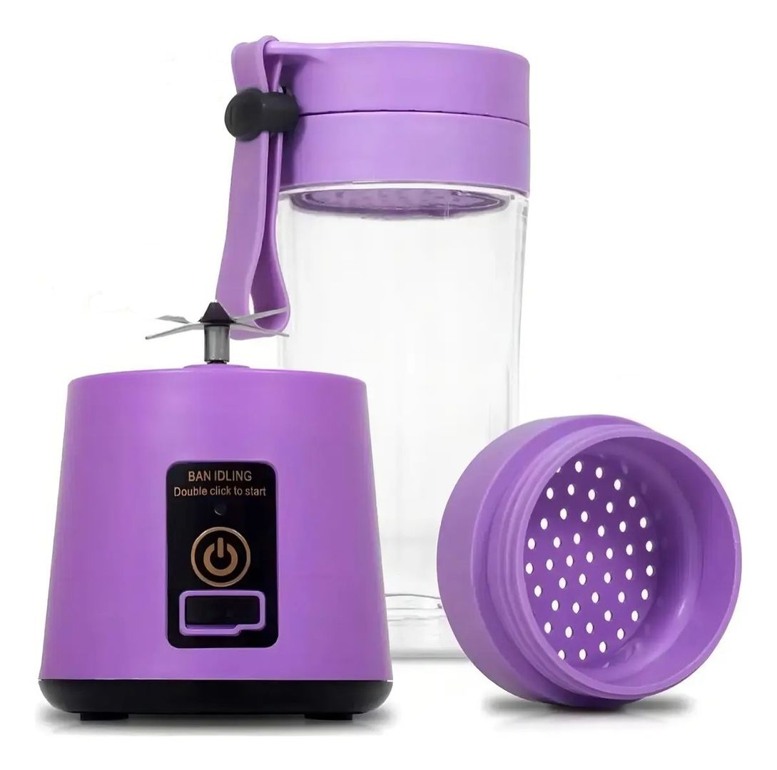 MINI BATIDORA PORTÁTIL USB 380 ML – LILA