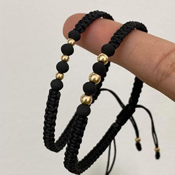 Par de pulseras neopreno 4mm y balín 3-4mm - imagen 1