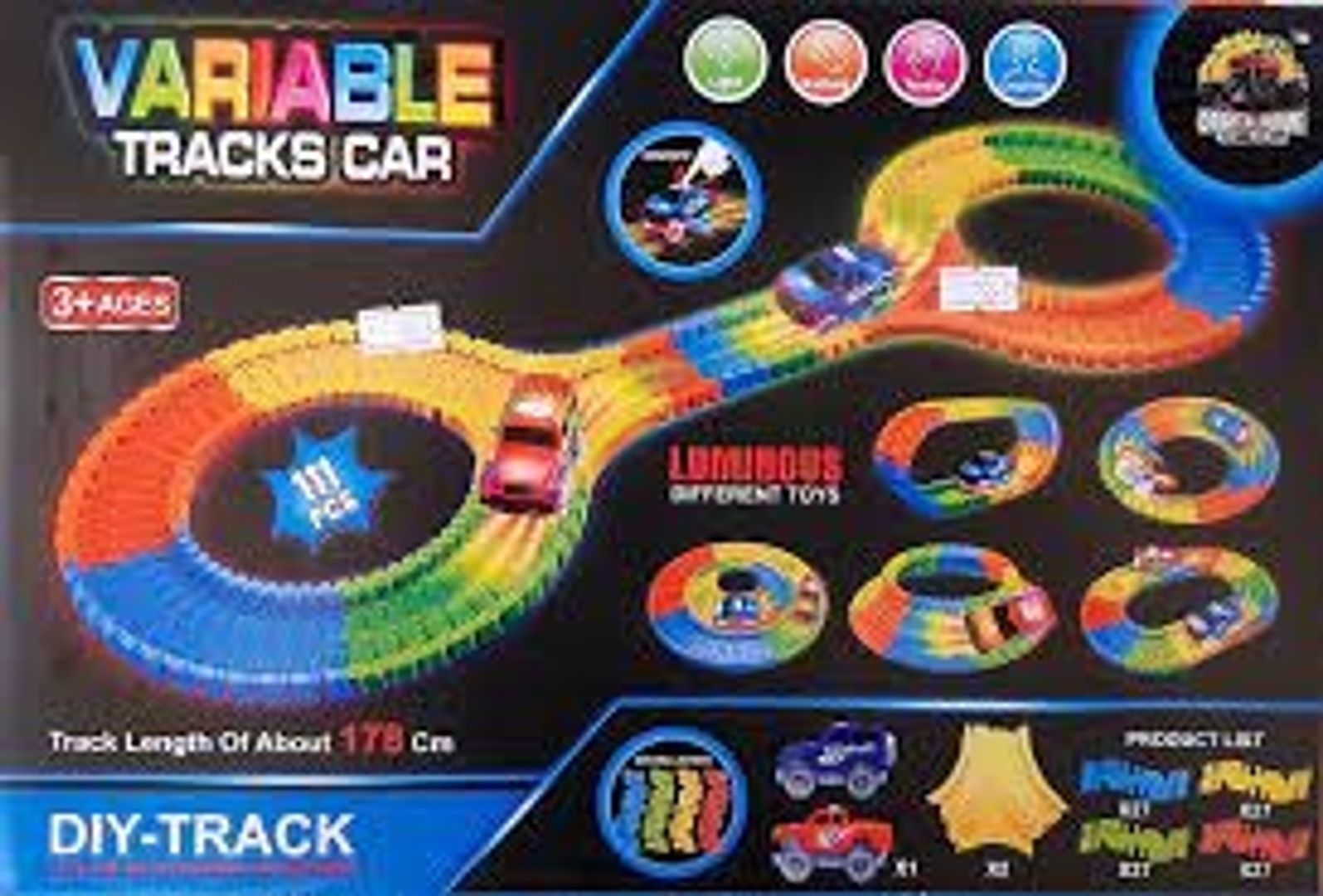 PISTA CARRO NEON