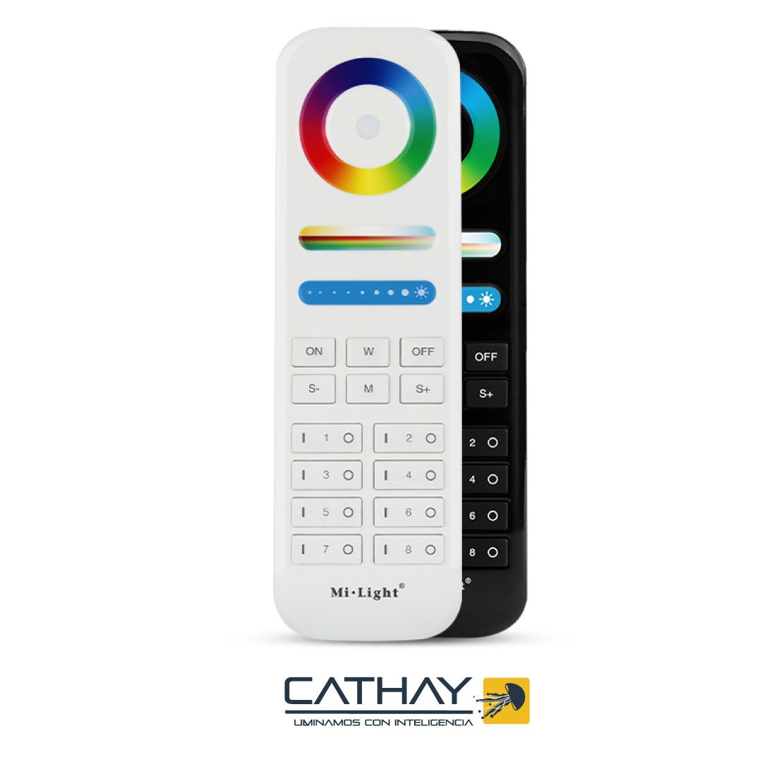 CONTROL REMOTO 8 ZONAS NEGRO 