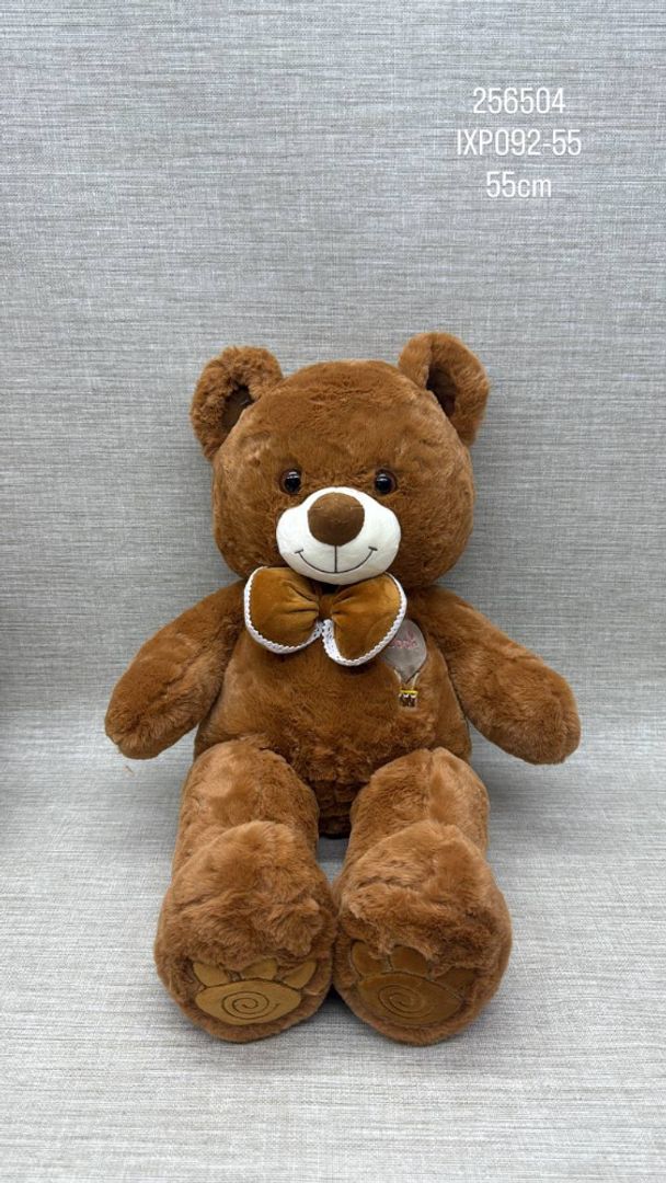 OSO PATAS LARGAS MOÑO GLOBO 55 CM