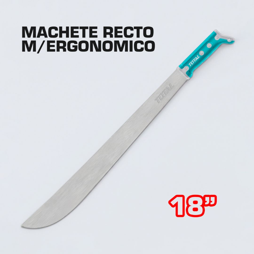 MACHETE RECTO 18" ERGONOMICO ANTI DESLIZANTE