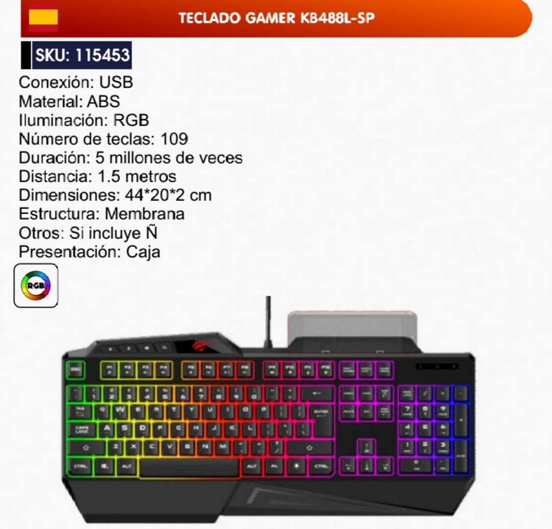 TECLADO GAMER 