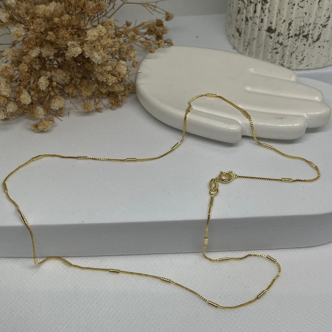 Cadena veneciana canutillos dde 50cm