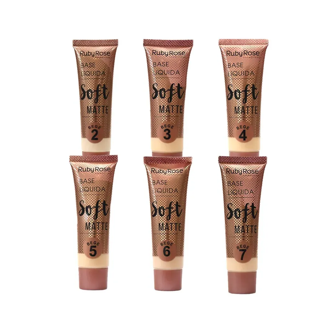 Base Líquida Soft Matte Ruby Rose 