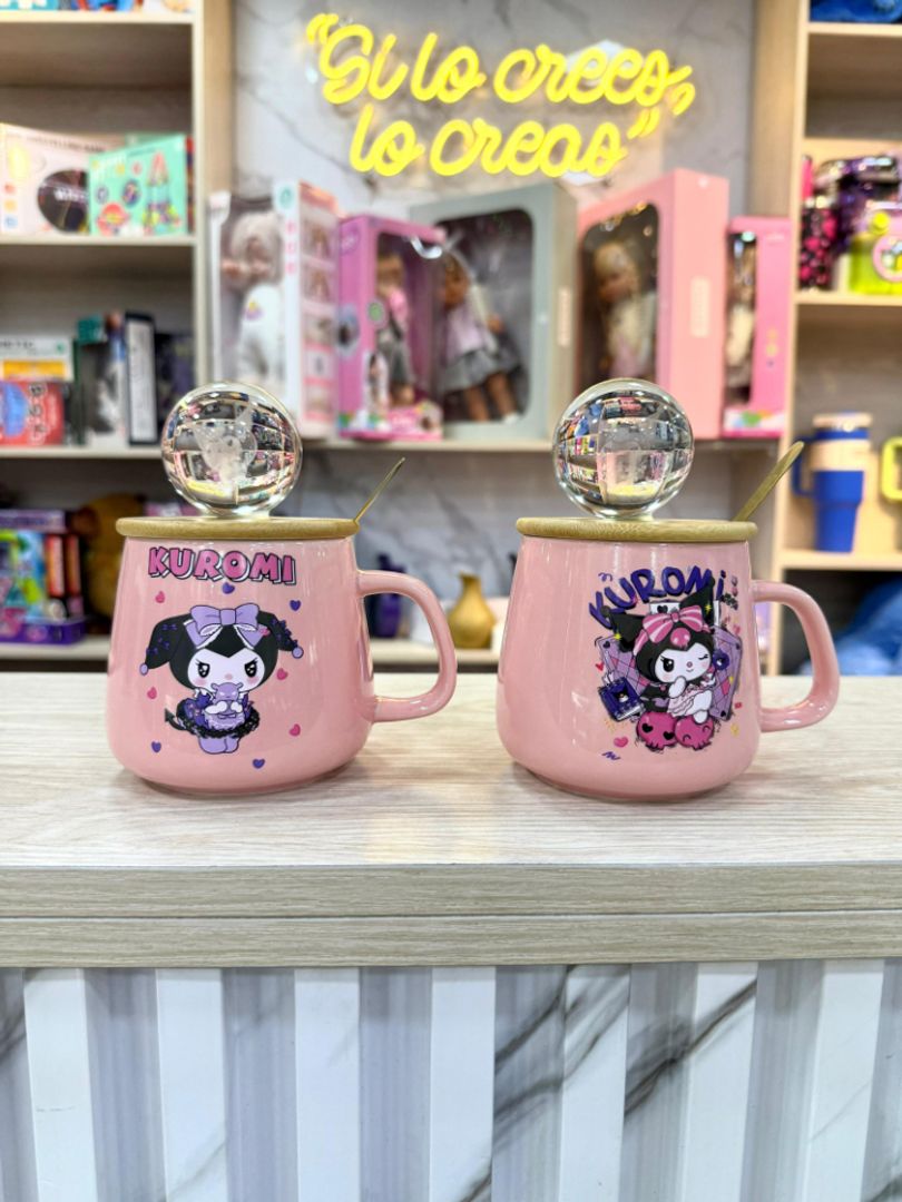 POCILLO KUROMI BOLA CRISTAL