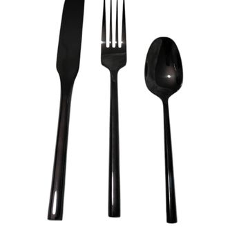 CUBIERTOS NEGROS - imagen 1