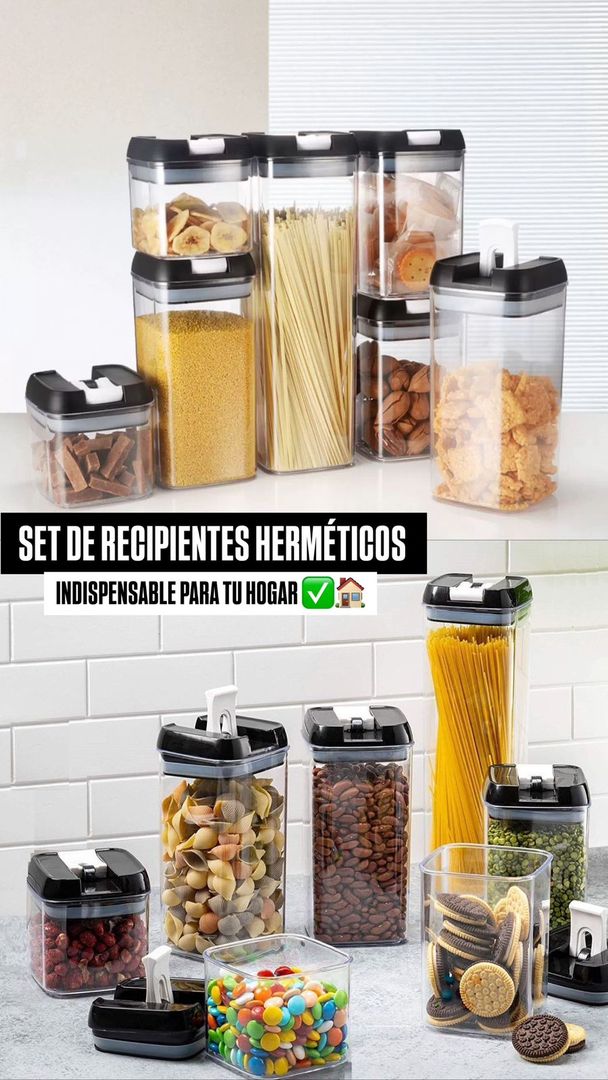 SET DE RECIPIENTES HERMETICO