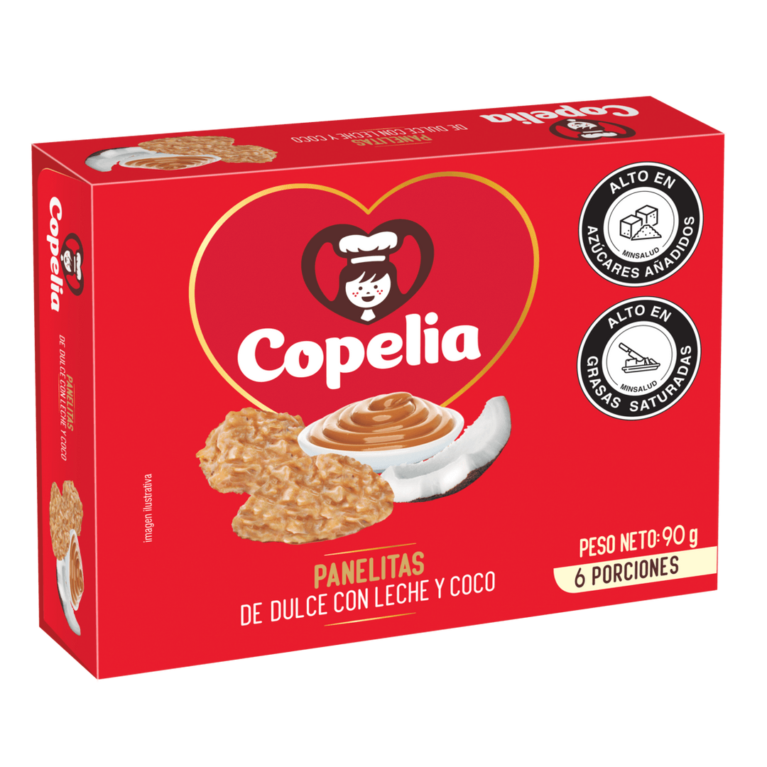 PANELITAS COPELIAS AREQUPE COCO*6