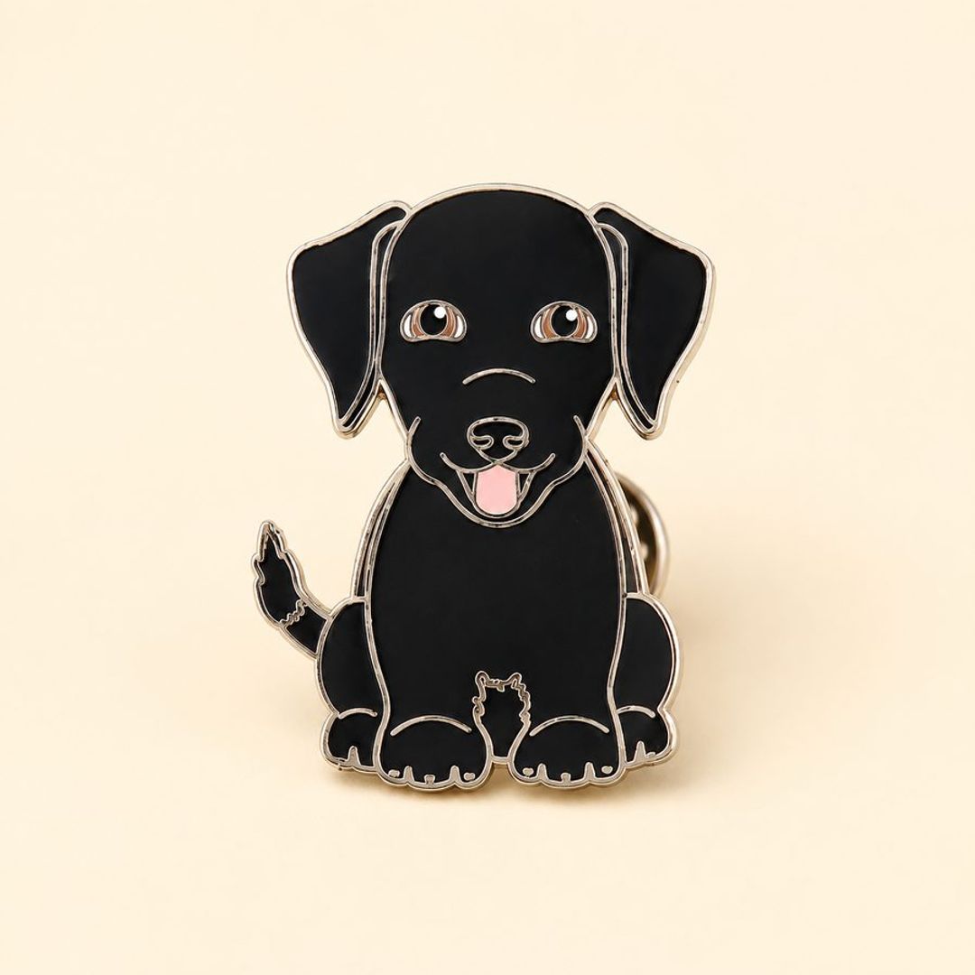PIN LABRADOR NEGRO