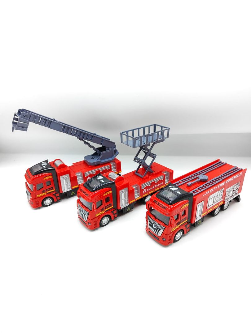 carro bombero  metalico 