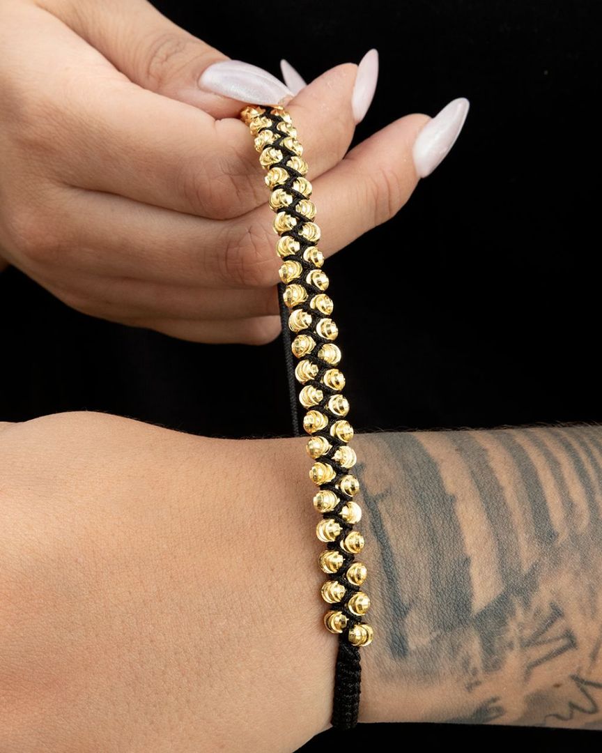 Manilla zigzag 4mm diamantado 