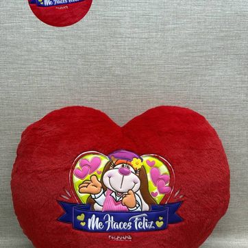 Imagen del producto COJIN DE CORAZON SURTIDO (PELANAS) 50 x 70 CM