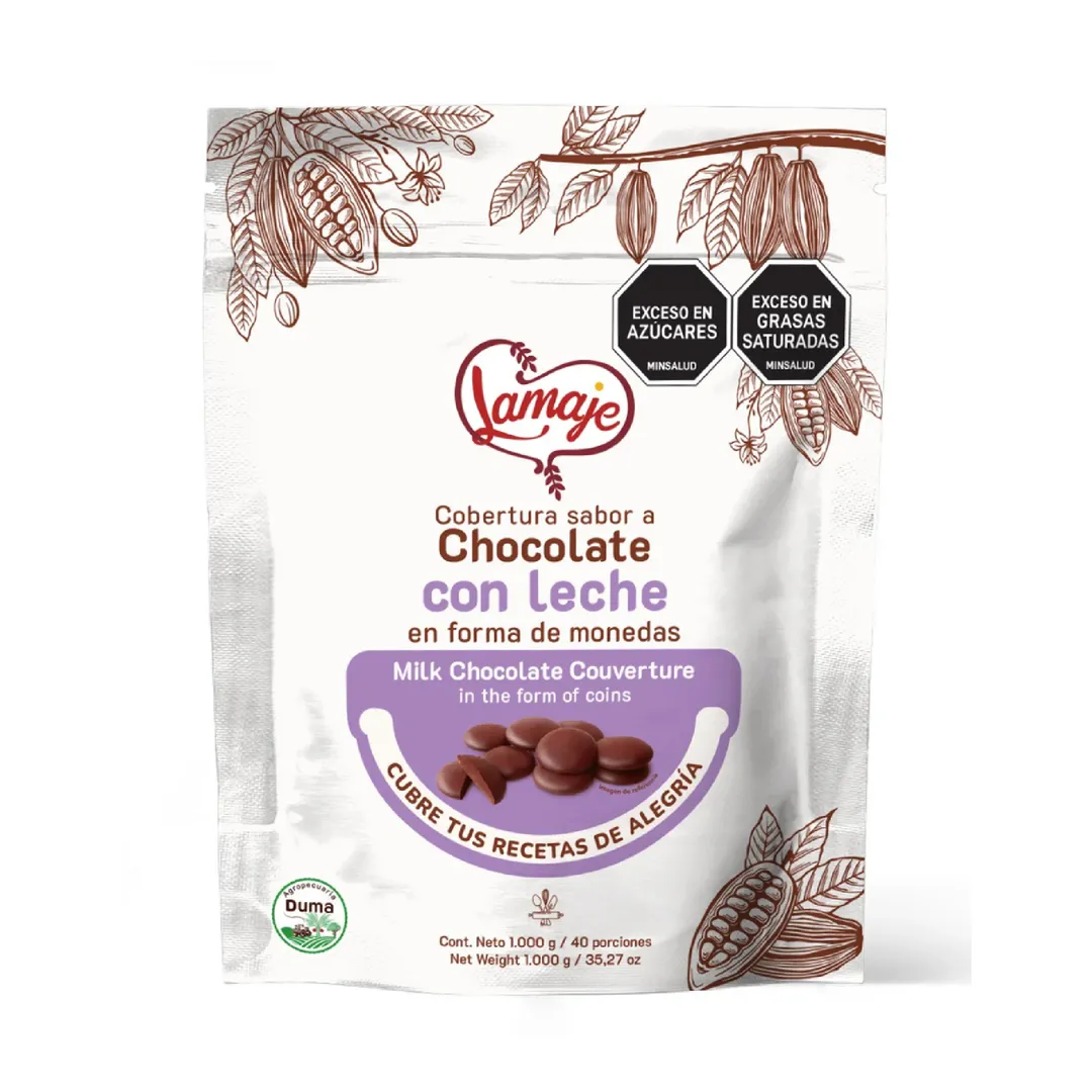 COBERTURA LECHE LAMAJE NEGRA*1000G