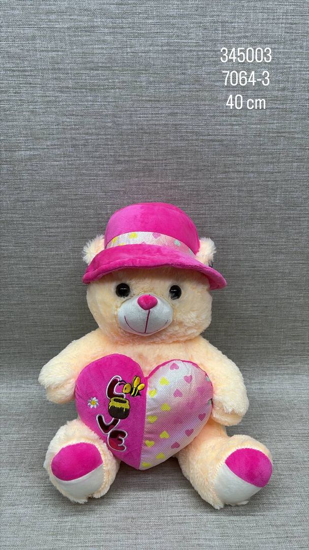 OSO PAVA FUCSIA 40 CM