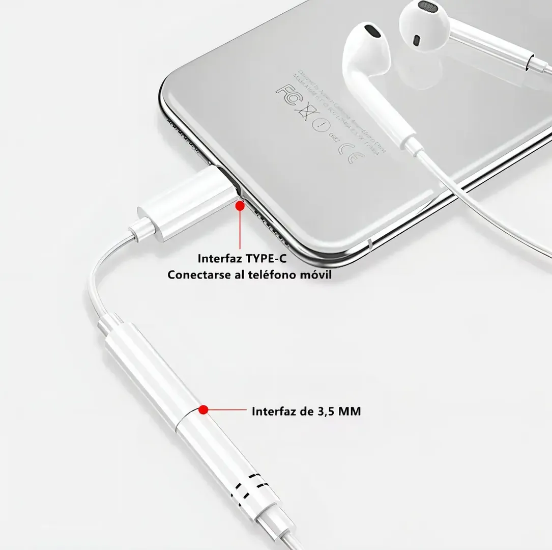 ADAPTADOR CABLE AUXILIAR KIN USB-C