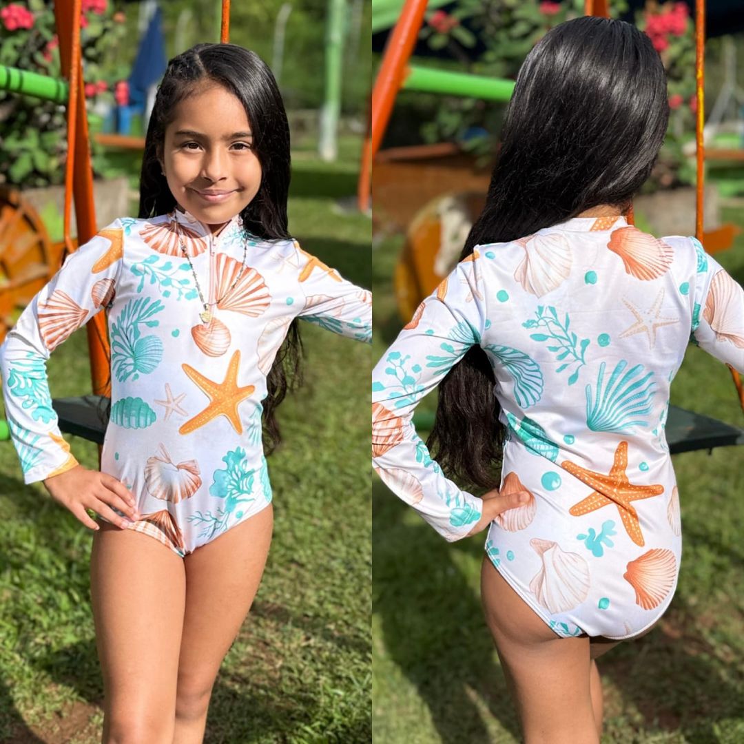 Trikini conchas niña