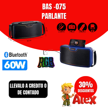 Imagen del producto BAS -075 Parlante