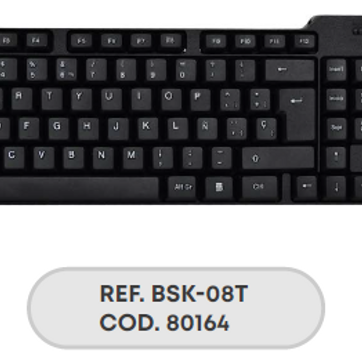 Imagen del producto TECLADO BASIK TECH USB