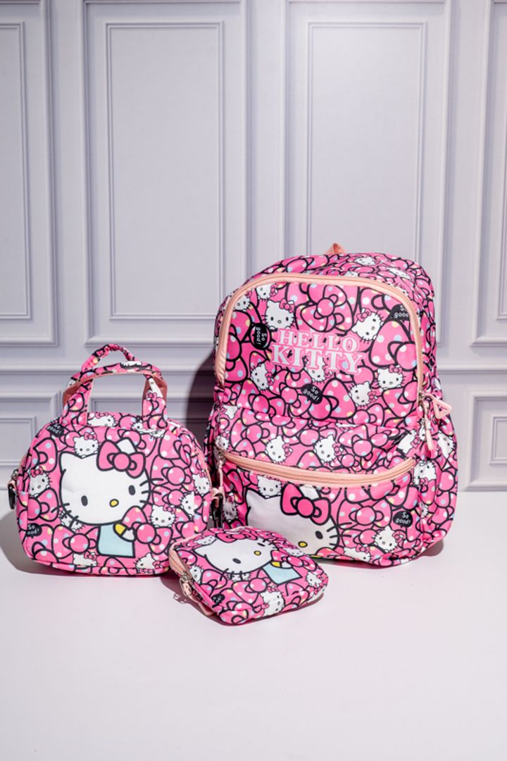 BOLSO KITTY X4 PIEZAS 