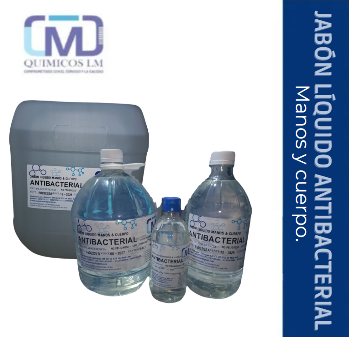 JABÓN LÍQUIDO ANTIBACTERIAL 