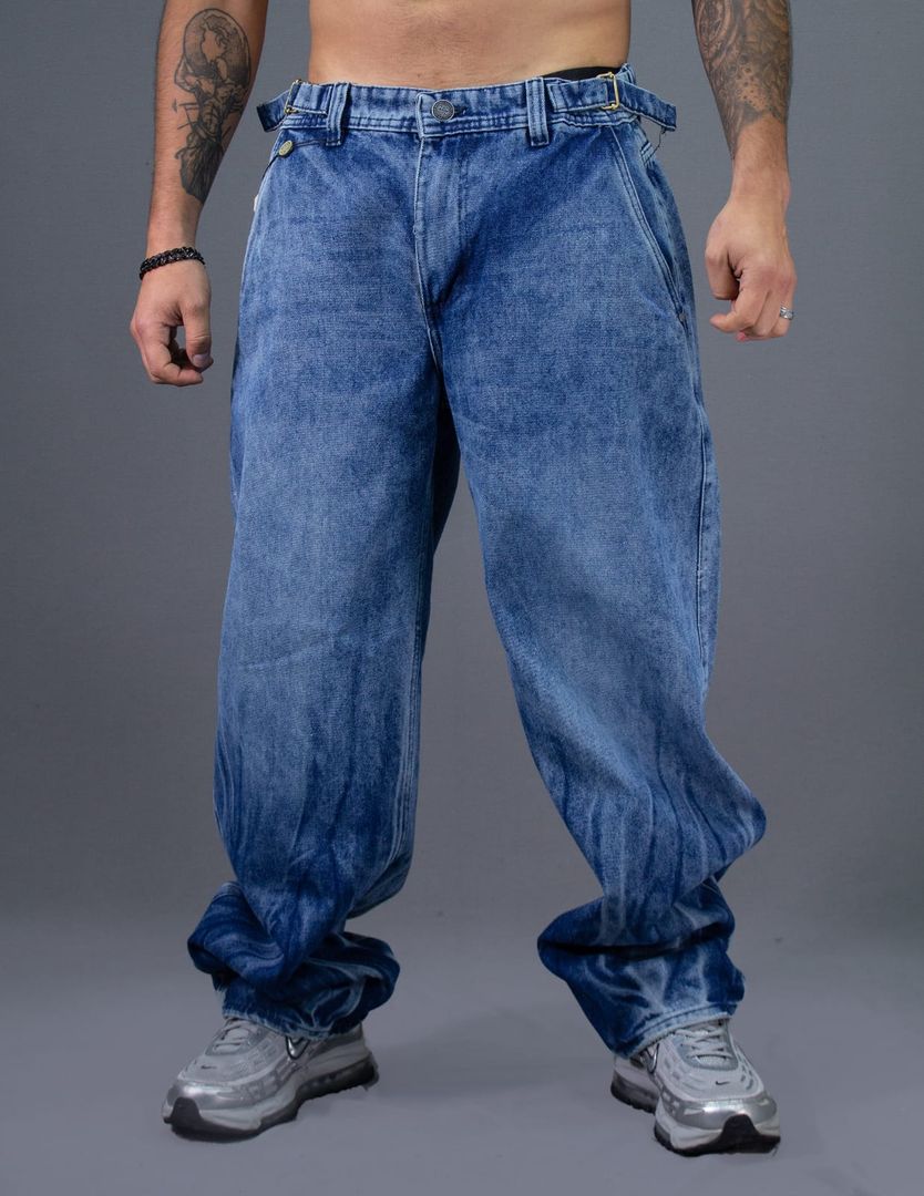 JEANS BAGGY CORREAS AZ