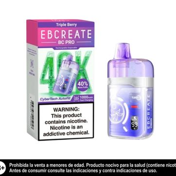 Imagen del producto Elfbar Bc Pro Triple Berry 40.000 Puffs