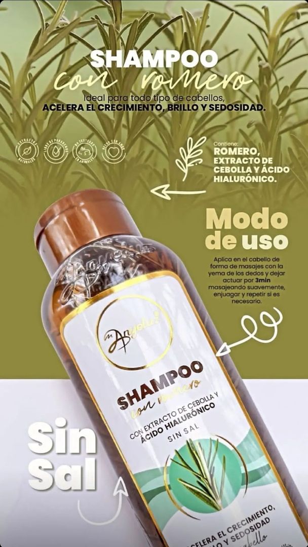 Modo de uso LINEA CAPILAR ANYELUZ 