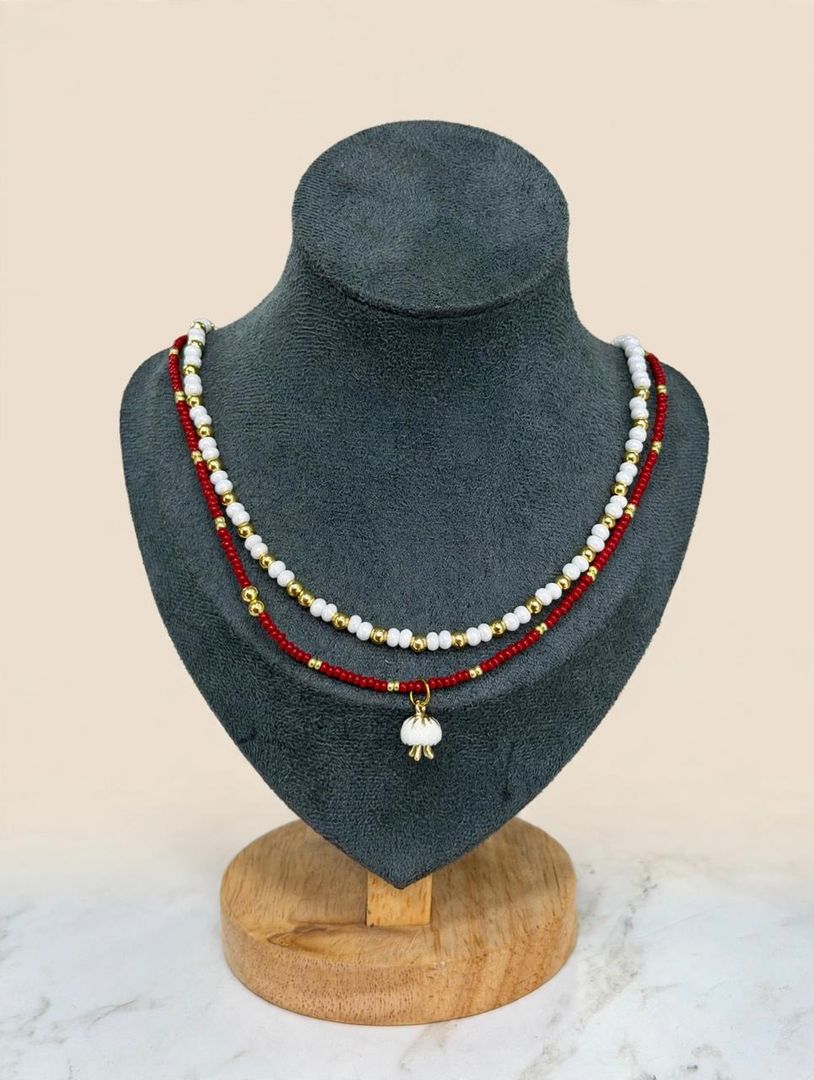 Collar Tejido Mostacilla 