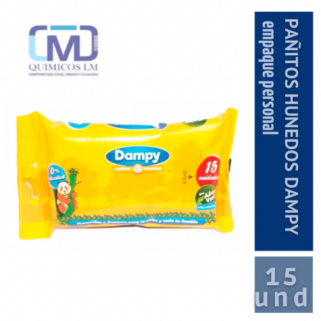 PAÑITOS HÚMEDOS DAMPY /PERSONAL X 15UND