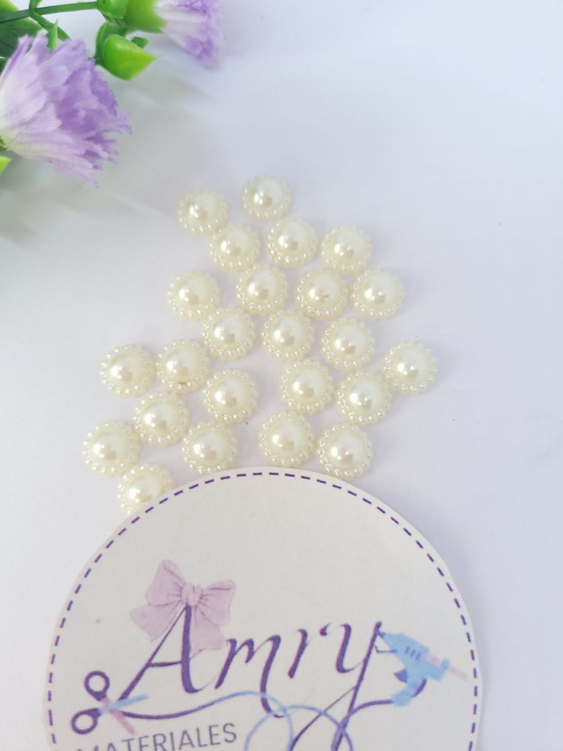 24 Media Perla Crema 8mm