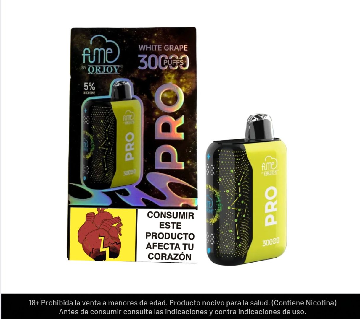 Fume Pro White Grape 30.000 Puffs