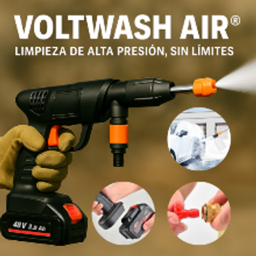 VoltWash Air® HIDROLAVADORA 2 BATERIAS
 - imagen 1