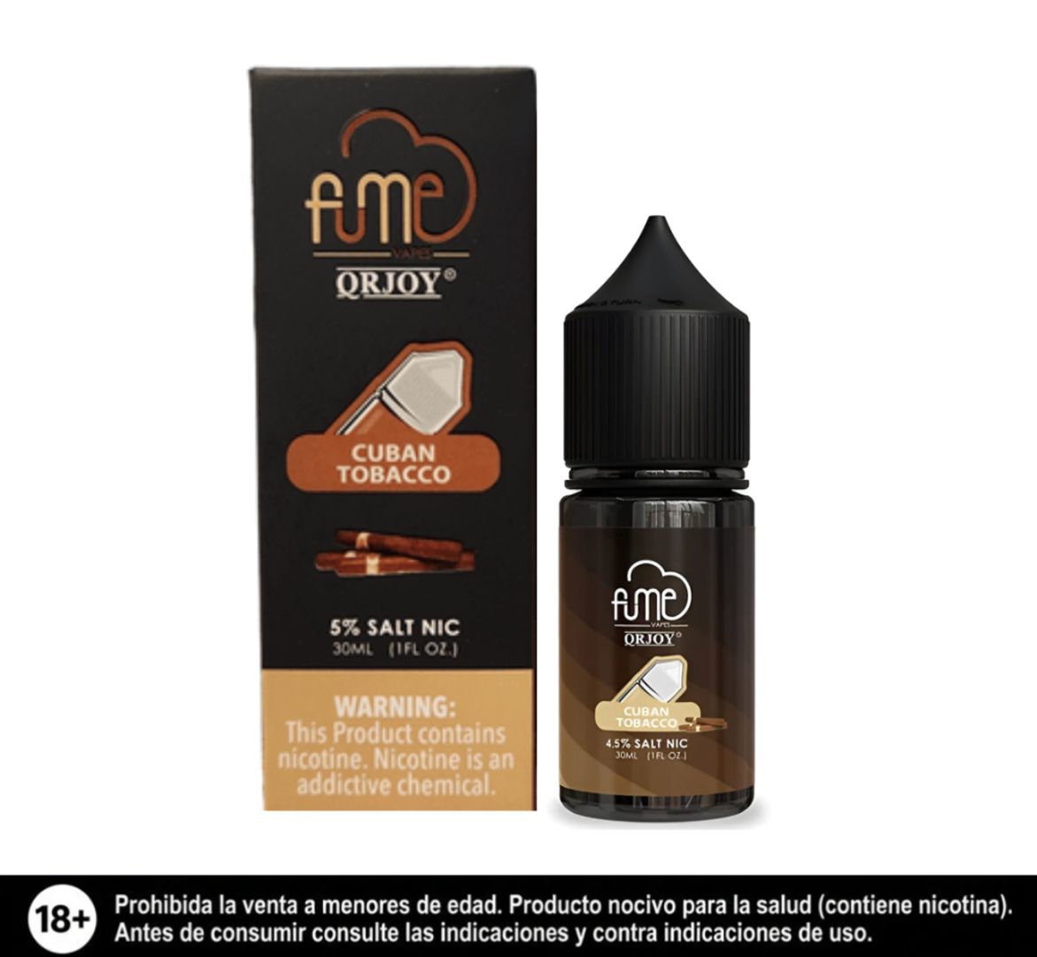 Fume E-liquid Esencia Cuban Tobacco 5% Nic