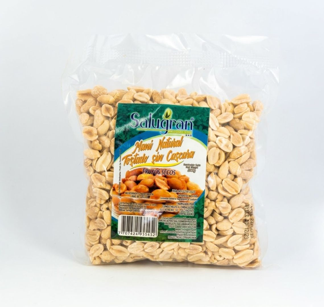 MANI TOSTADO X 500GR SALUGRAN