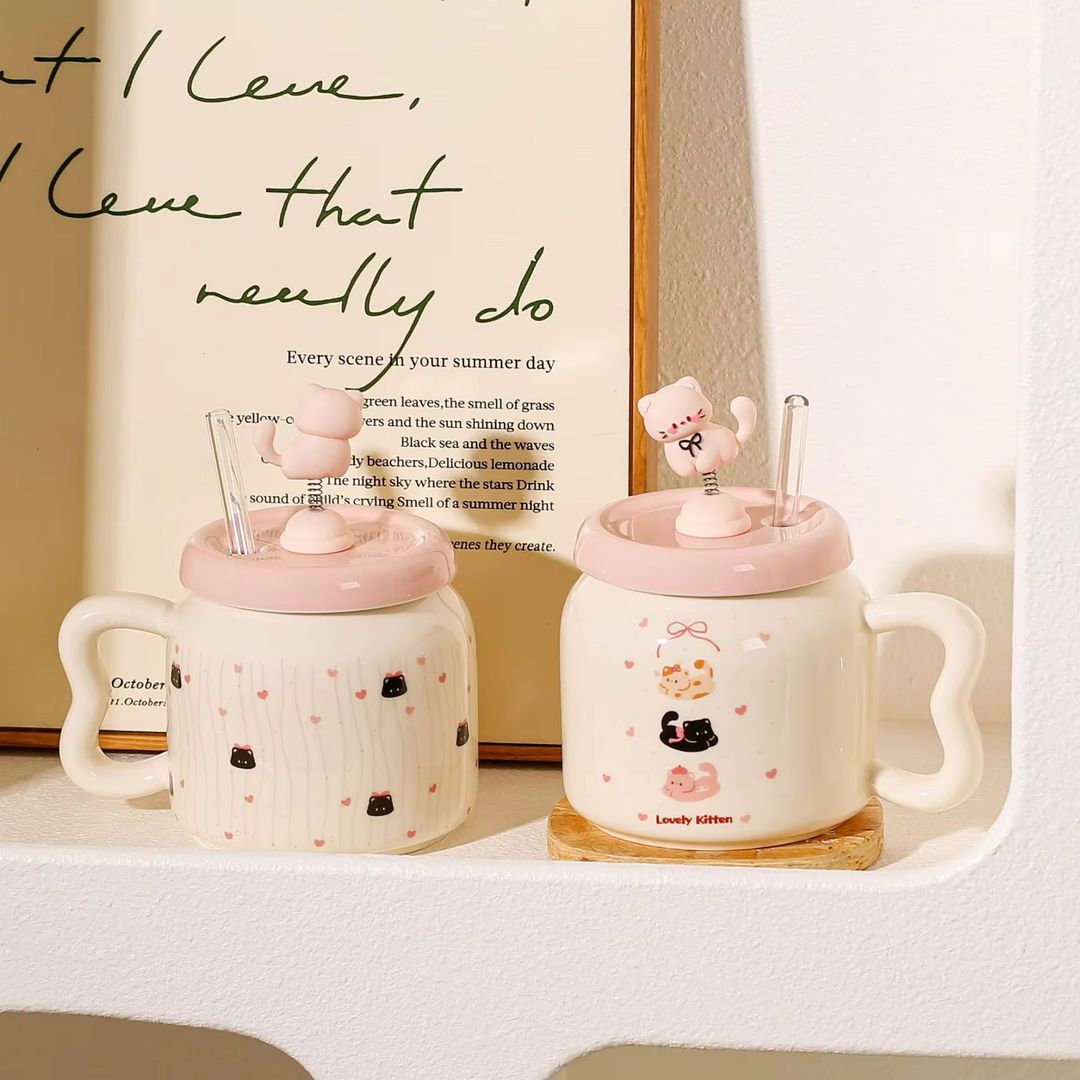 Mug gatito coquette 