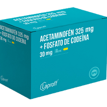 Imagen del producto ACETAMINOFEN CODEINA 325/30MG LAPROFF SOB X 10 TAB