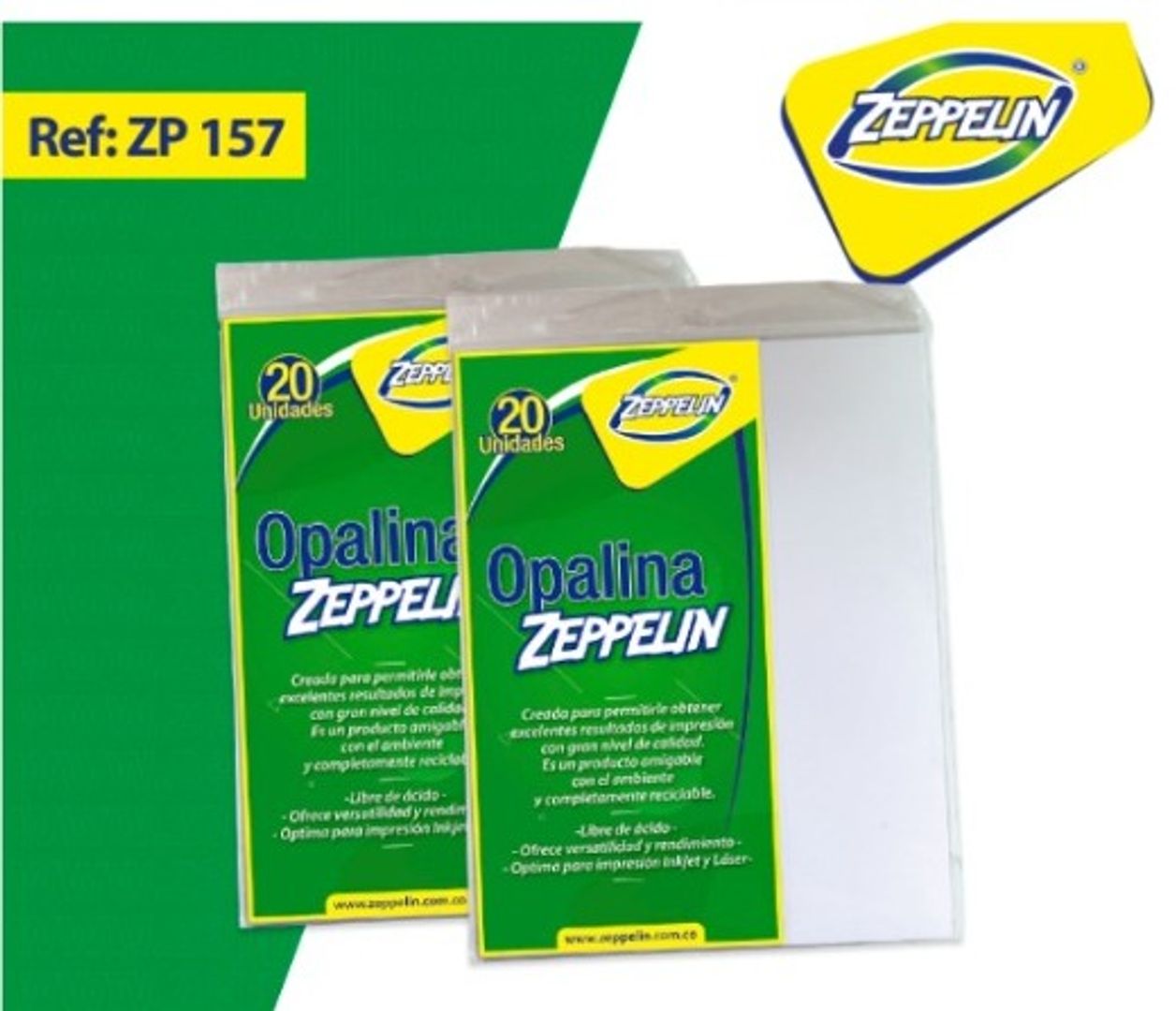 OPALINA CARTA   X20 HOJAS