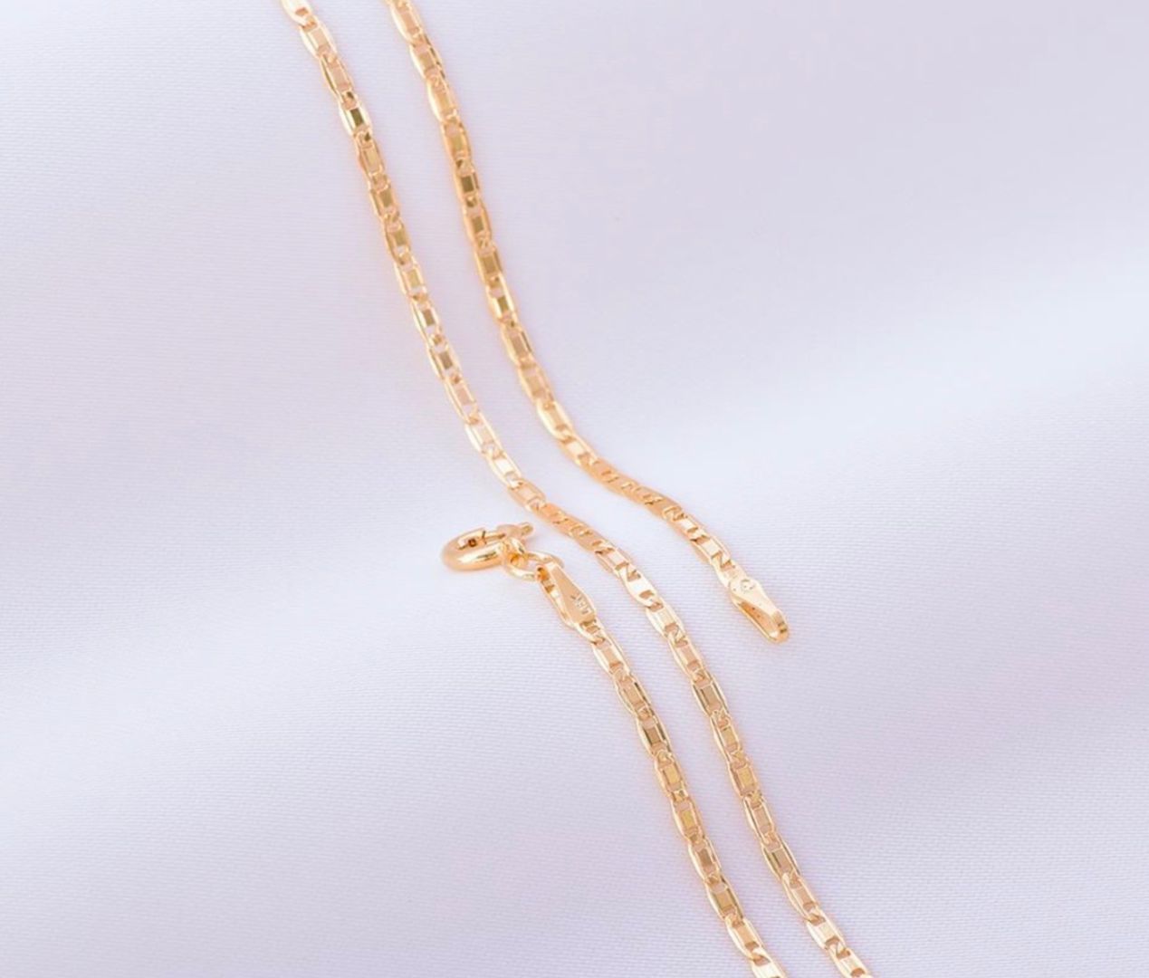 Cadena diamantada lisa 45cm