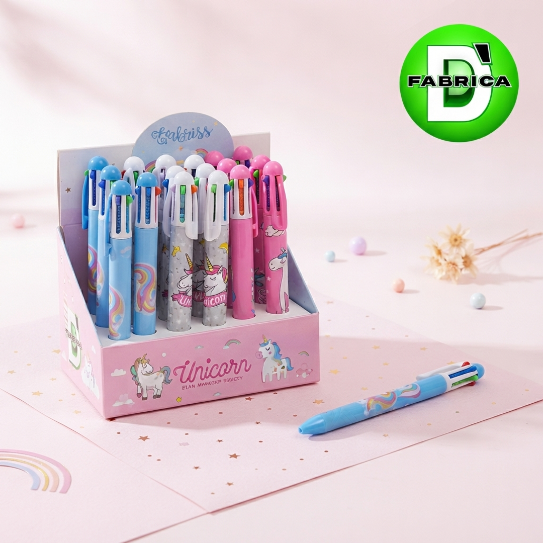 LAPICERO X4 MINAS UNICORNIOS-HAPPY